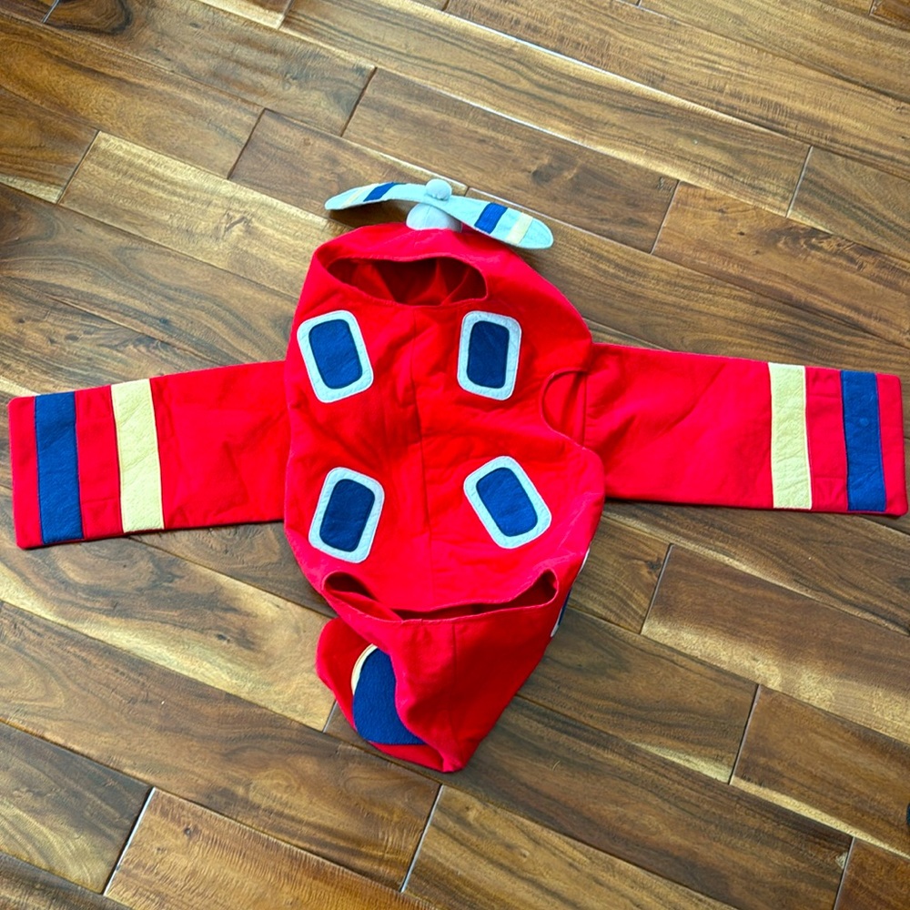 Pottery Barn Airplane Costume 2T-3T